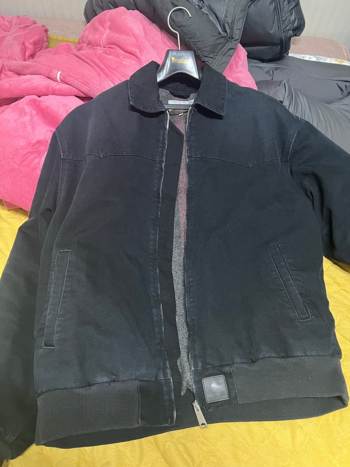 칼하트wip 산타페 자켓 블랙 L 판매합니다 상품이미지4