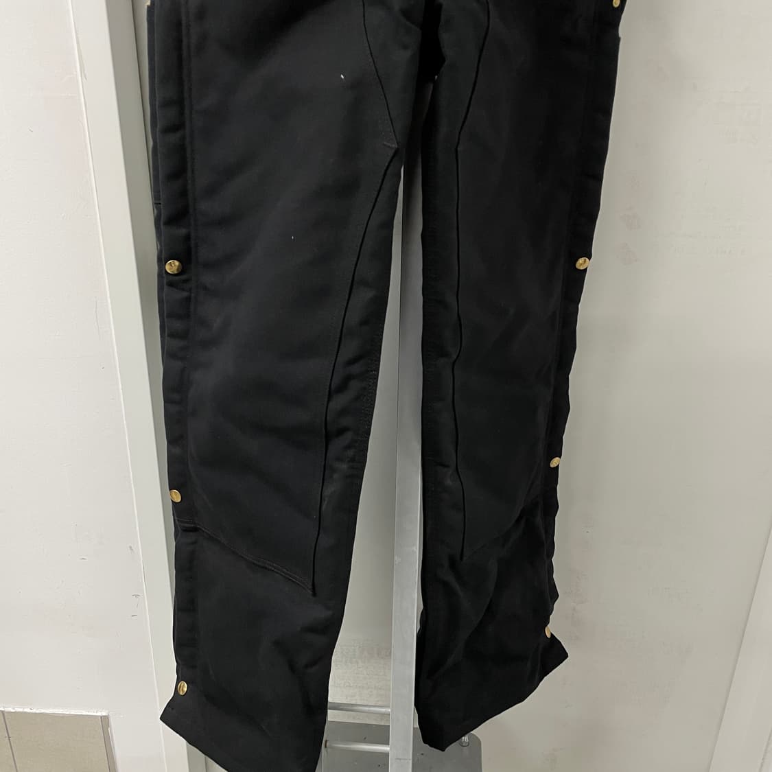 칼하트 누빔 오버롤 블랙 32X32 상품이미지4