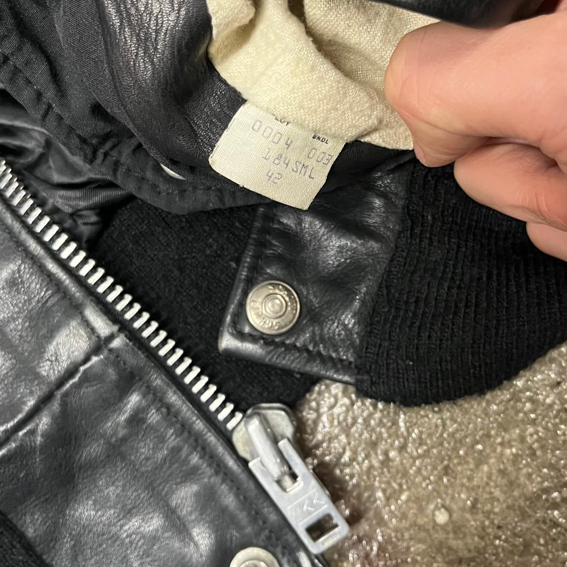 80’s Schott A-2 레더 자켓 (100)  상품이미지6