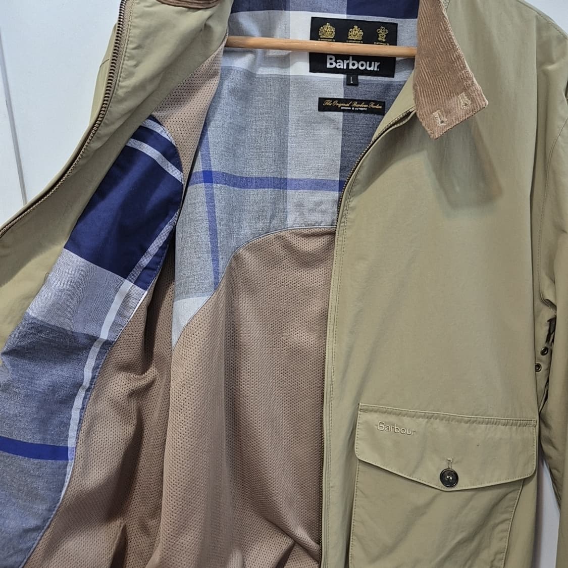 바버 마리 헤링턴 자켓 남성 L (105) 상품이미지8