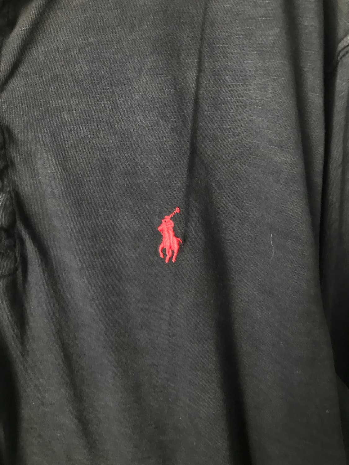 폴로 랄프로렌 데님 앤 서플라이 블랙 워싱 헨리넥 긴팔티 상품이미지3