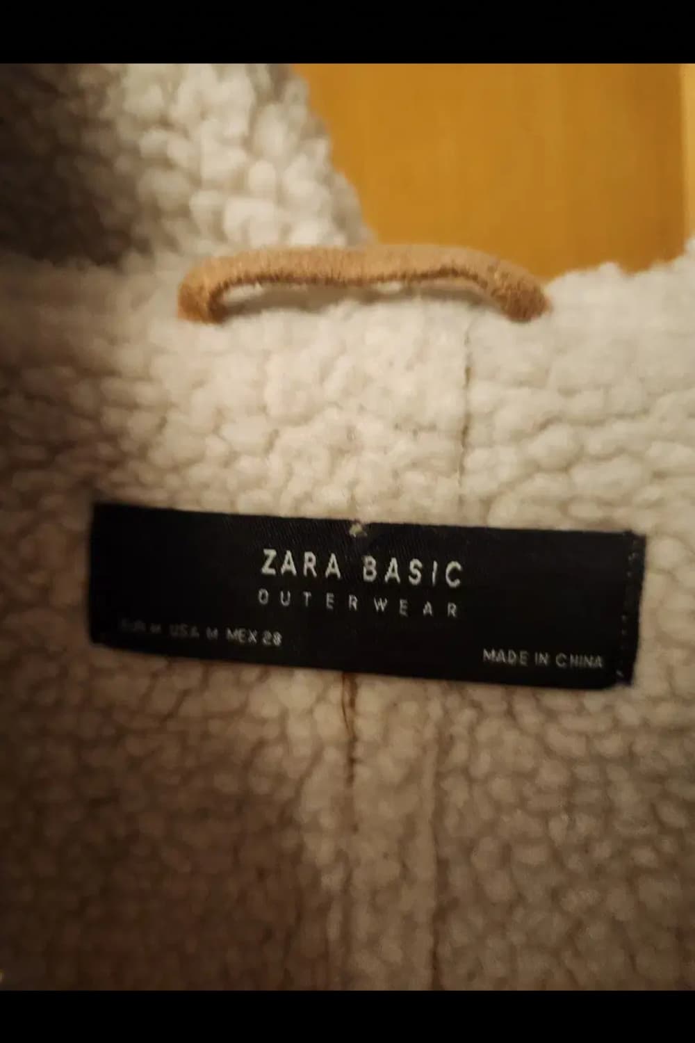 자라 후드 무스탕 상품이미지3