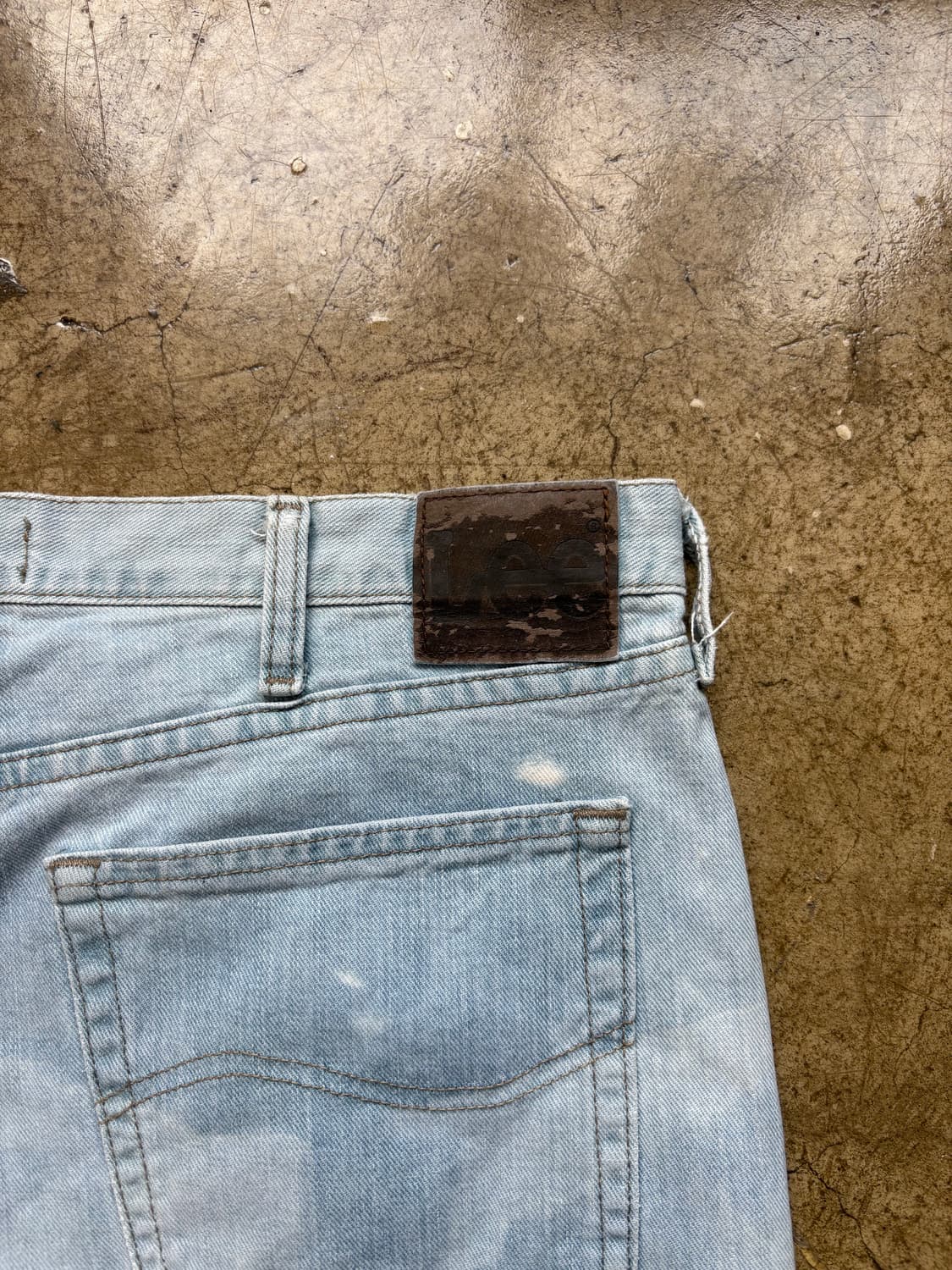 00s 리 연청 파우더 워싱 데님 상품이미지7