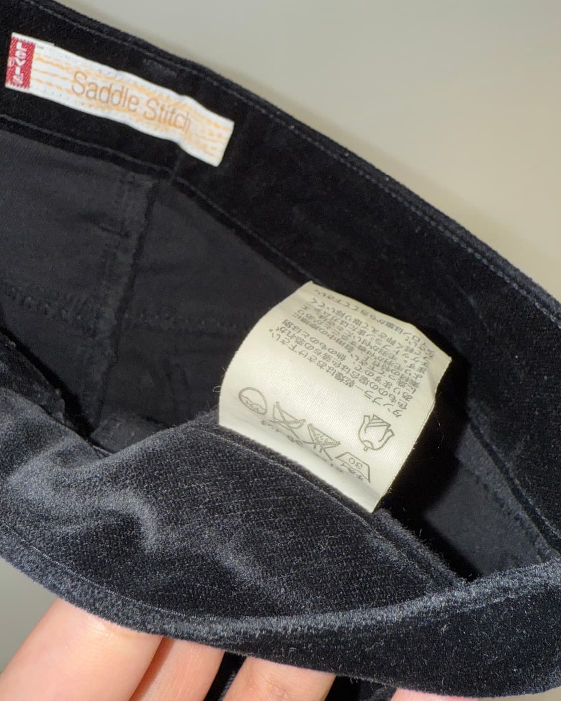 리바이스 벨벳 부츠컷 팬츠 상품이미지5