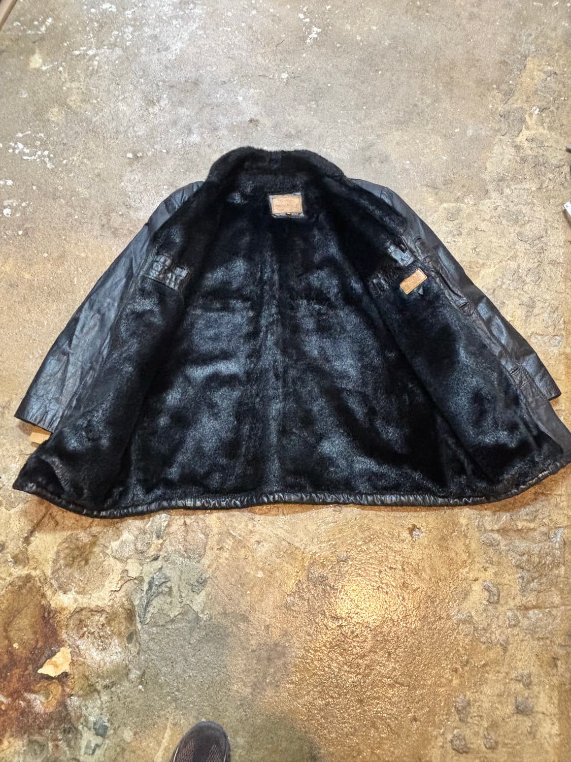 크로커다일 빈티지 가죽 자켓 상품이미지2