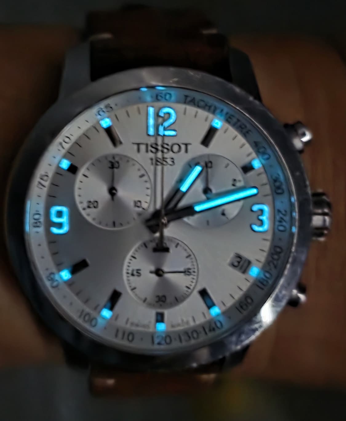 티쏘 (TISSOT) T-sport PRS-200 크로노그래프 쿼츠 시계 상품이미지3