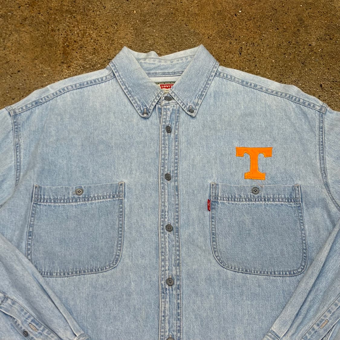 90s 미국빈티지 리바이스 청남방 데님셔츠 테네시 청셔츠 상품이미지3