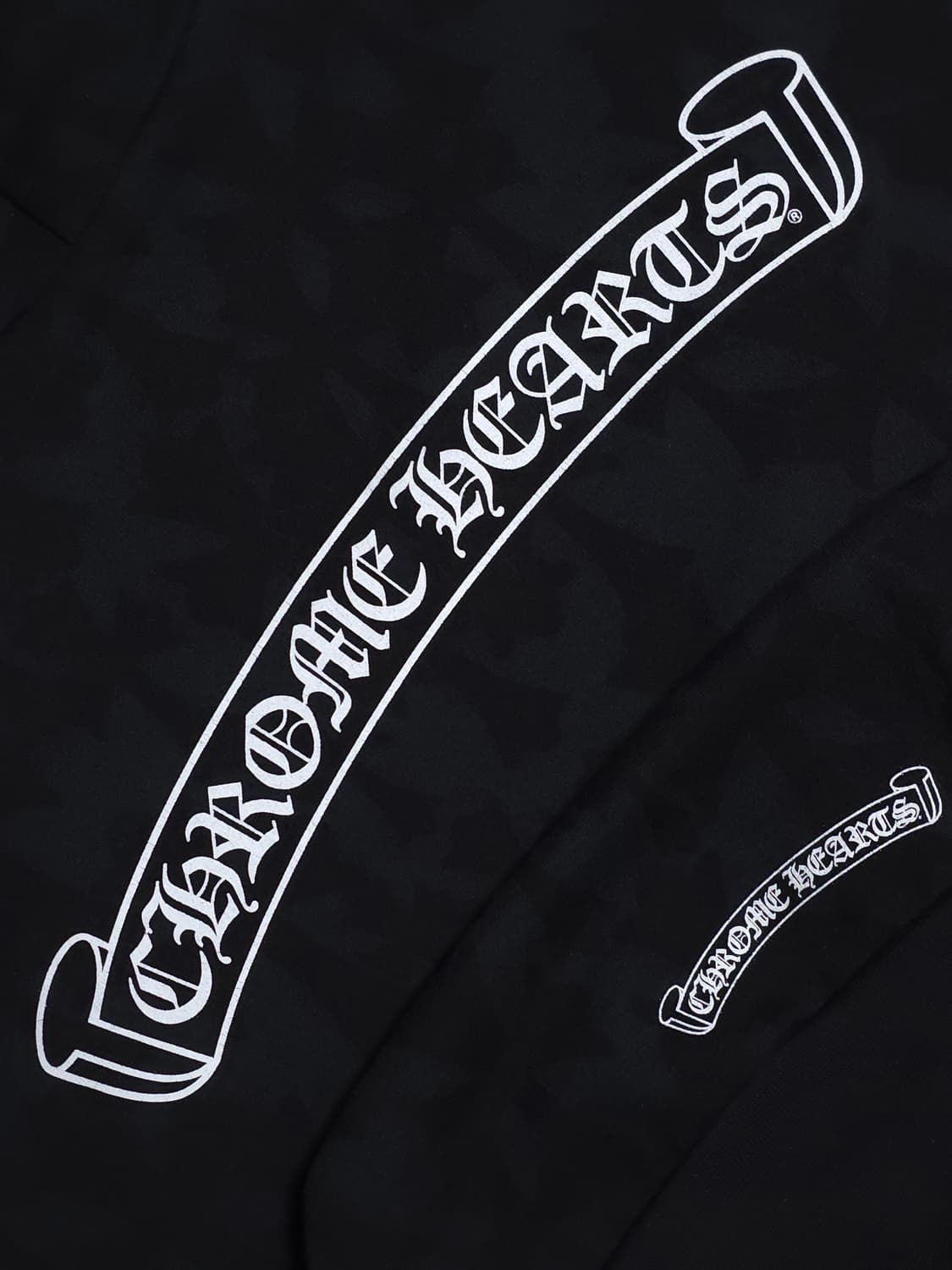 [M] 크롬하츠 세메터리 프린트 풀오버 후드 블랙 상품이미지6