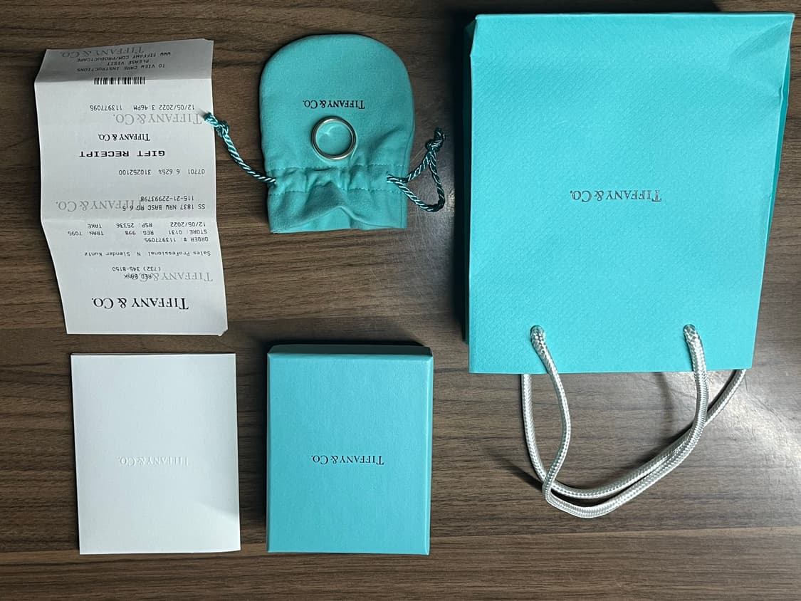 티파니앤코 1837 내로우링 실버 상품이미지4