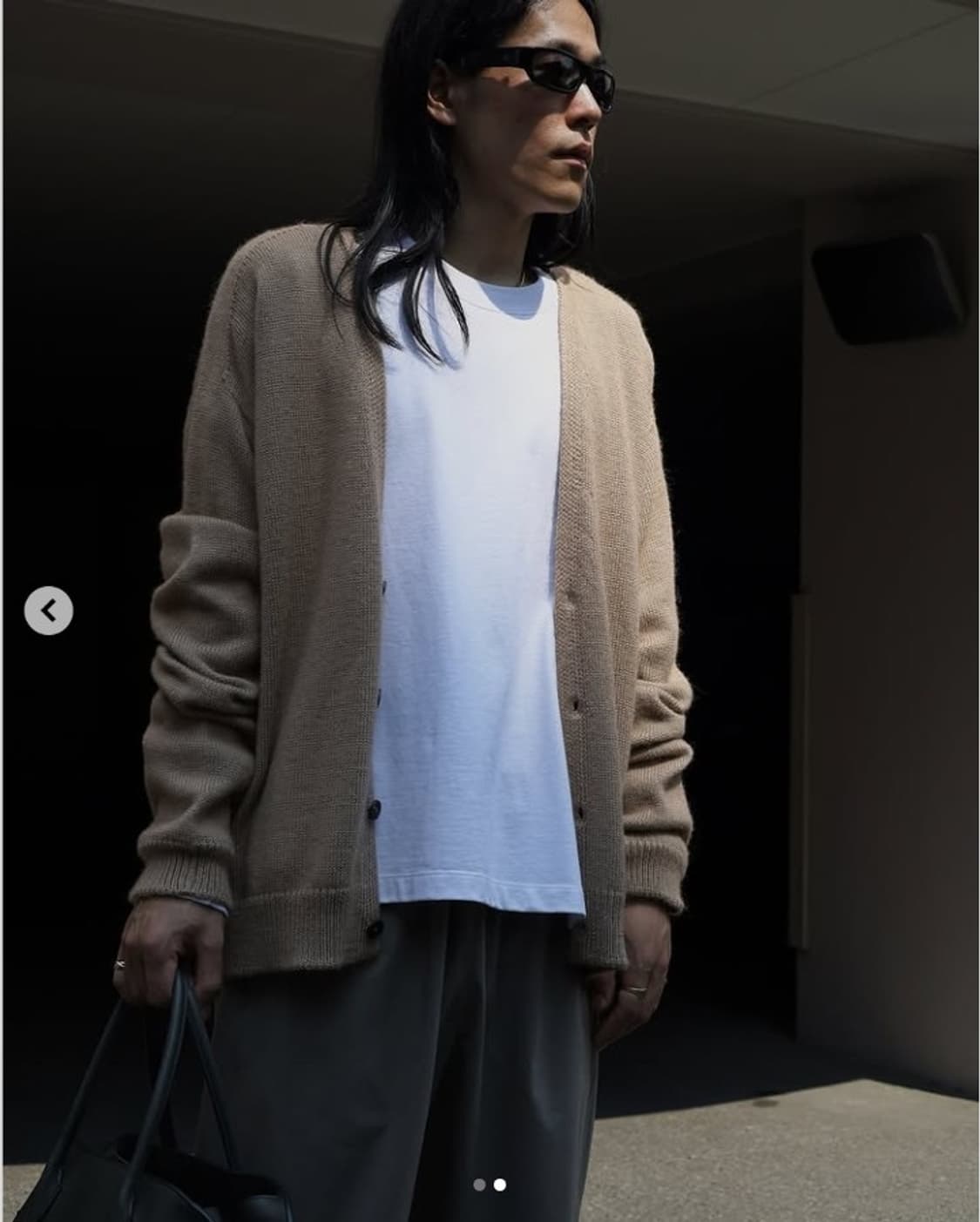 더로우 the row sheldon cardigan Tan 상품이미지8