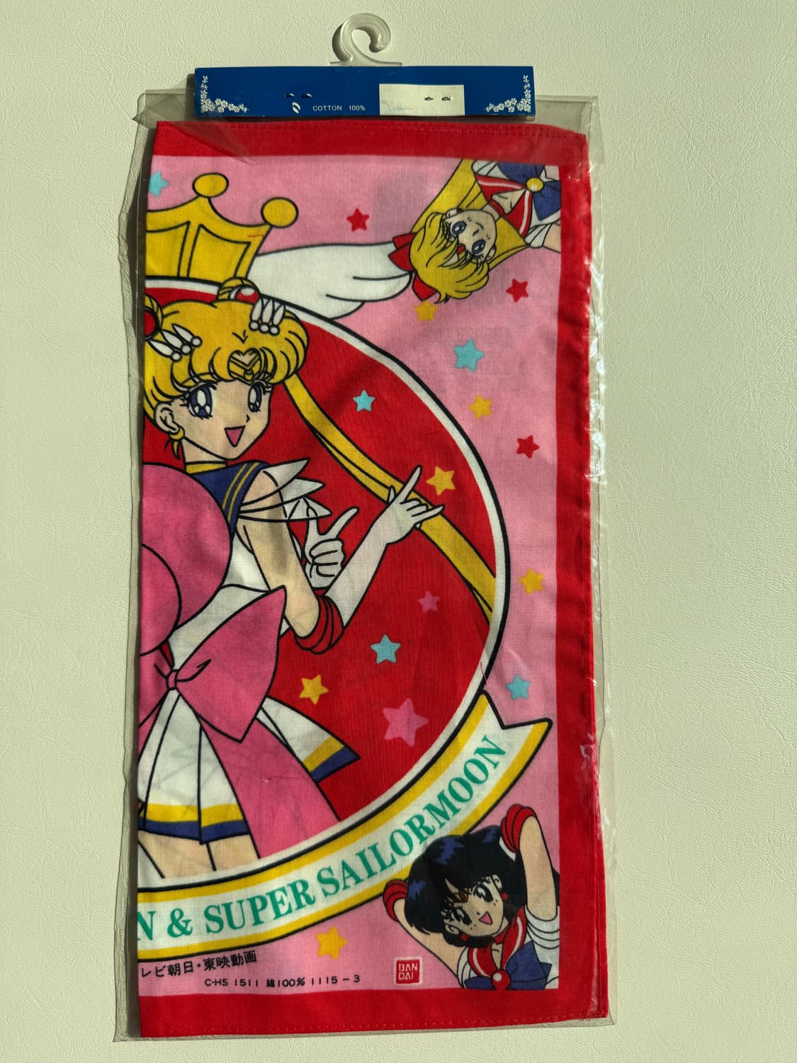 세일러문 빈티지 손수건(핑크) 상품이미지2