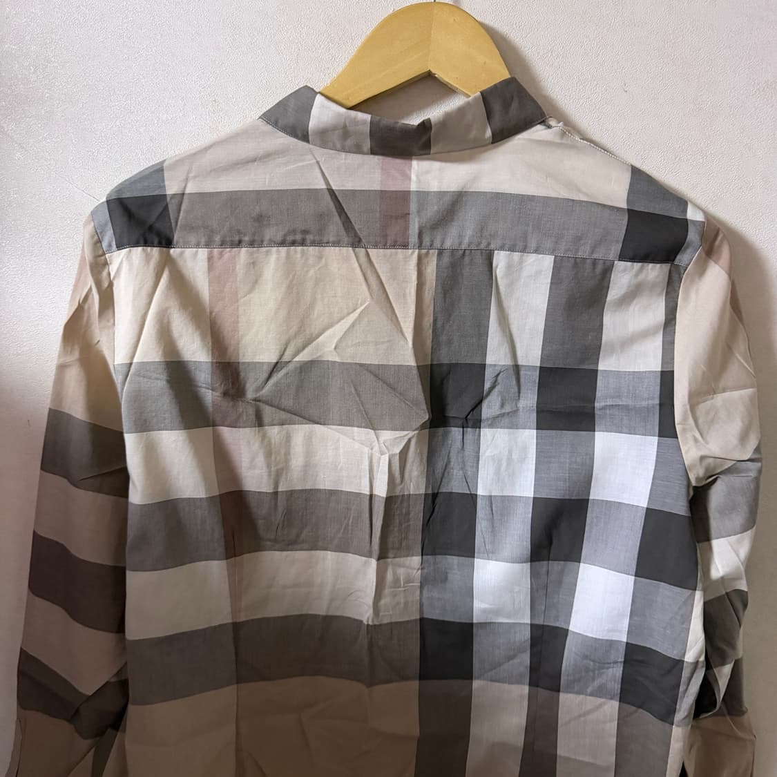 버버리 남성 노바체크 패턴 긴팔 셔츠 L (남성 100) 상품이미지7