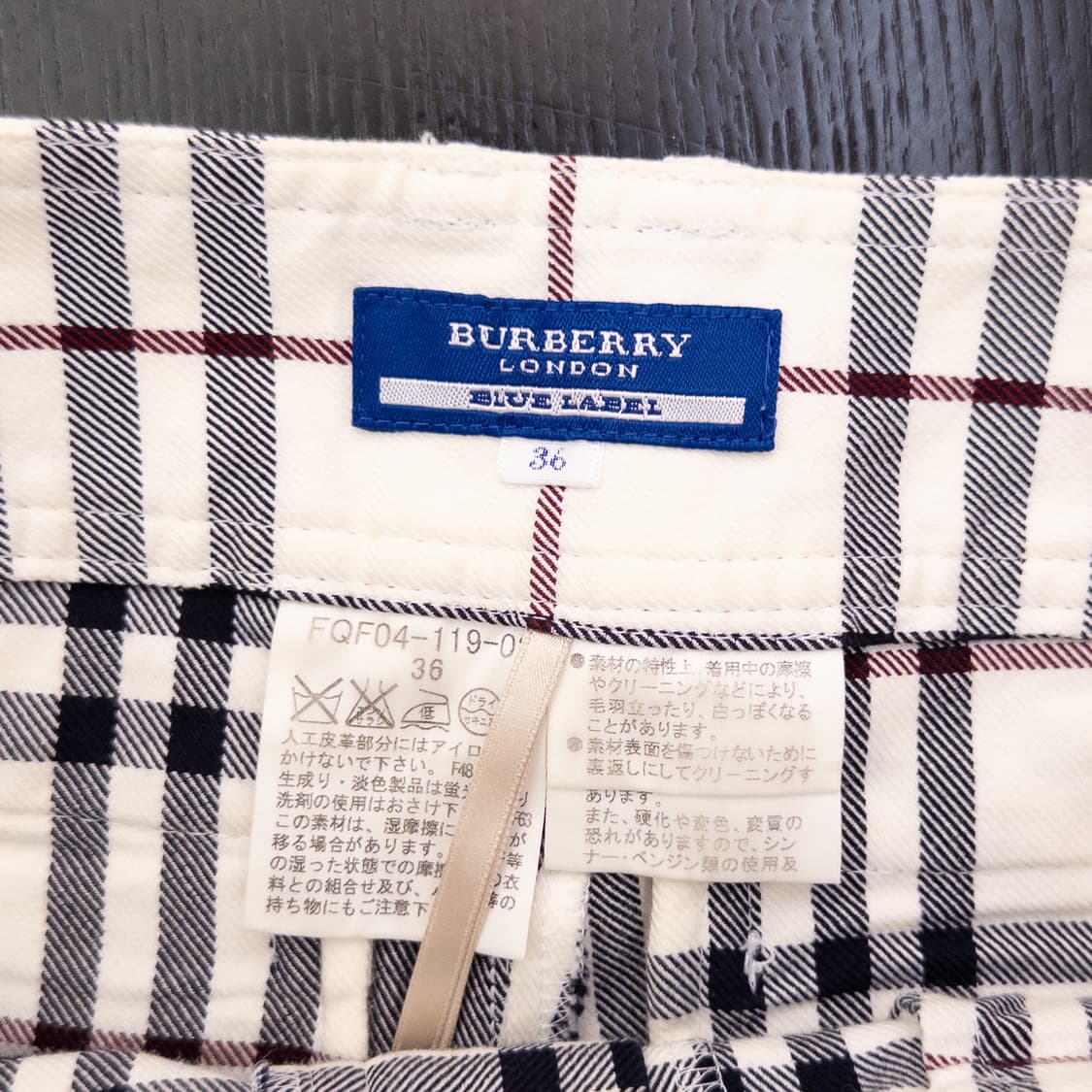 버버리 노바체크 코튼 팬츠 상품이미지7