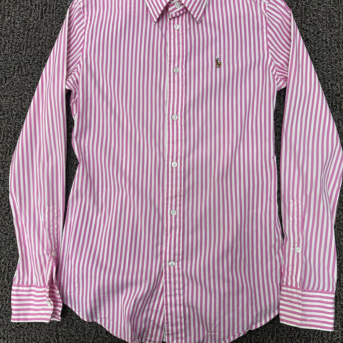 POLO 폴로 랄프로렌 여성 스트라이프 셔츠 핑크 상품이미지3