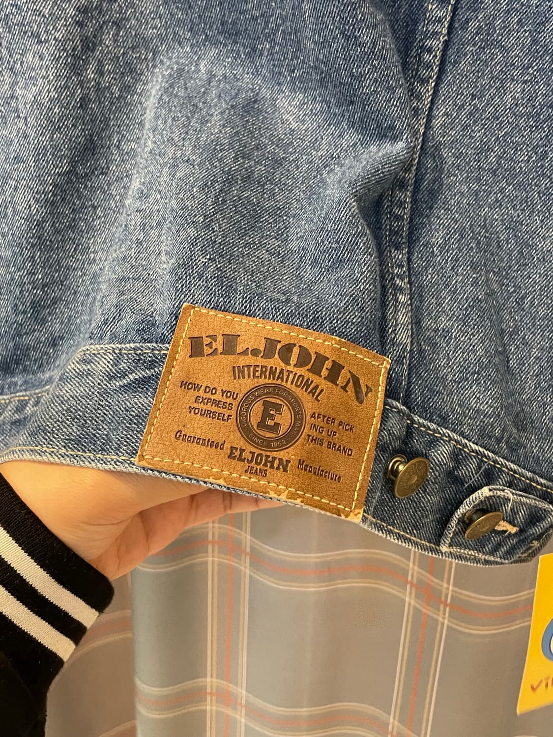 EL JOHN 엘존 빈티지 청자켓 상품이미지7