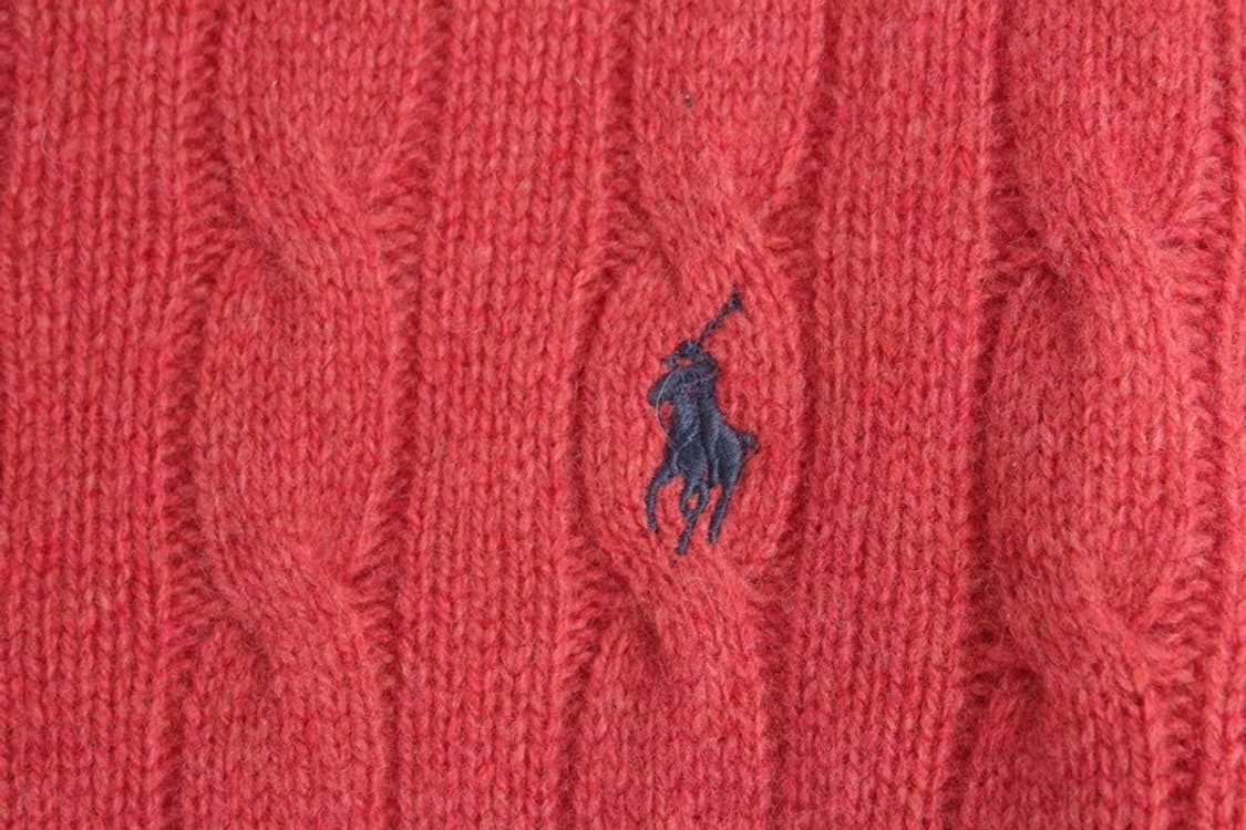 우먼XS 폴로 캐시미어울 케이블 니트 상품이미지5