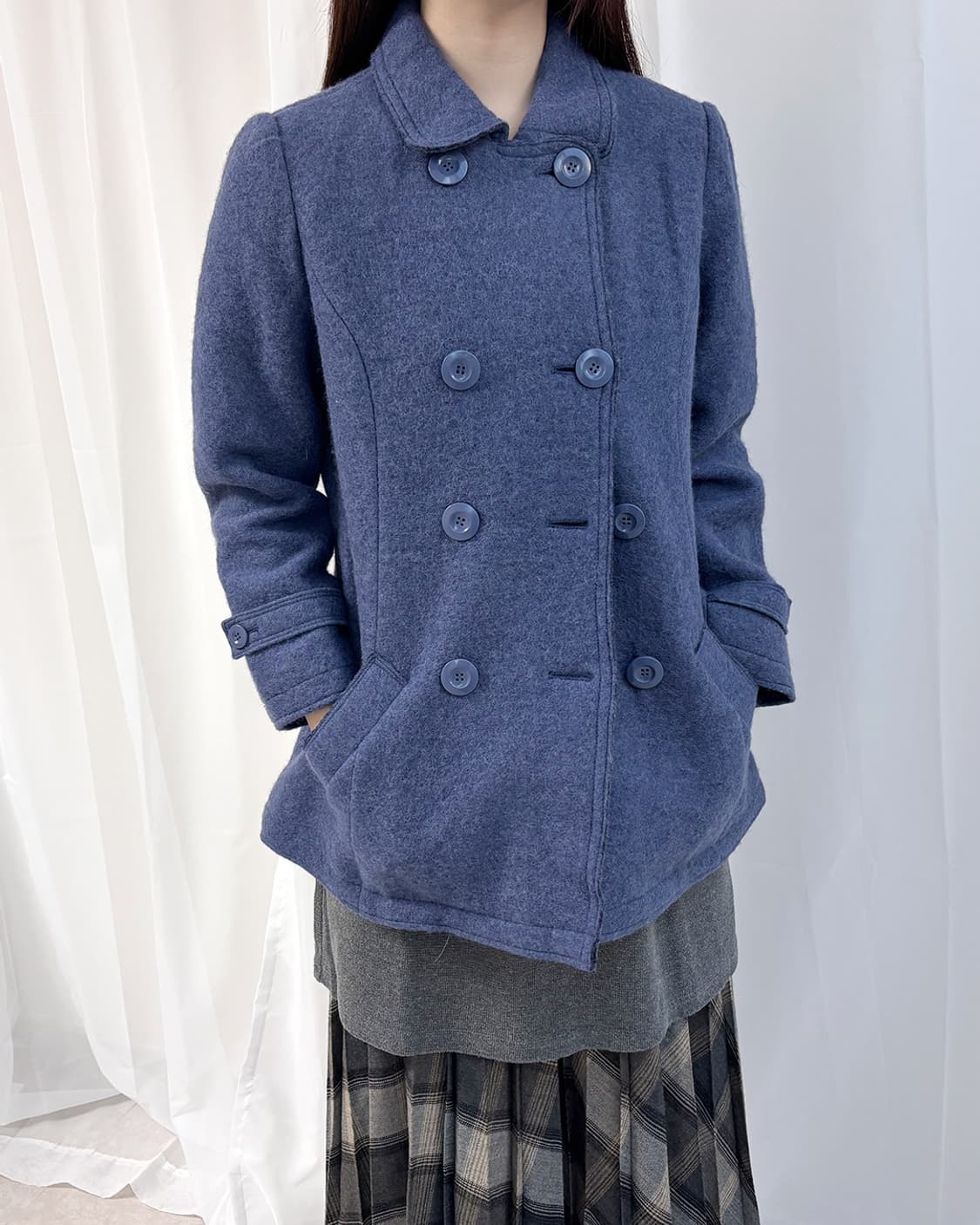 ash blooming duffle half coat 상품이미지1