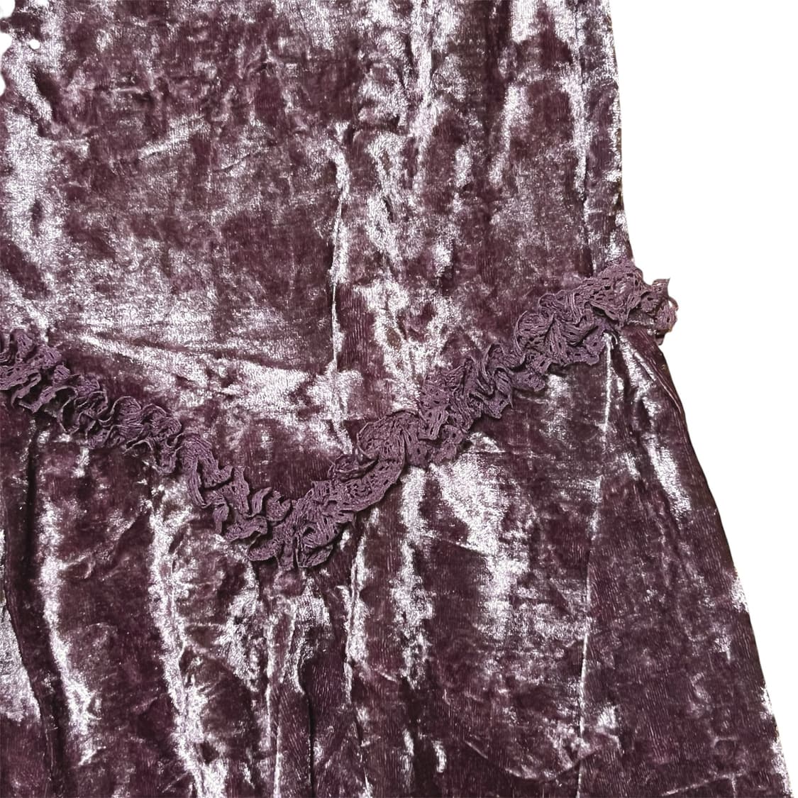 오즈온 벨벳 고스 미디 스커트 상품이미지4