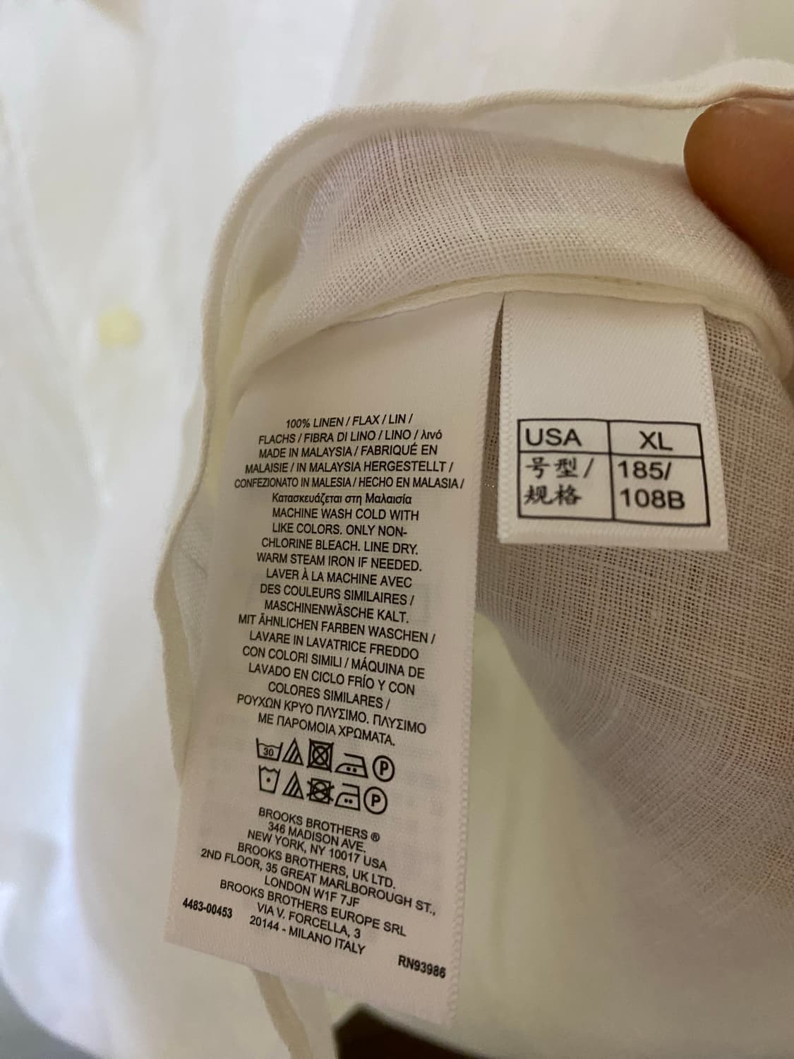 브룩스브라더스 린넨셔츠 상품이미지5