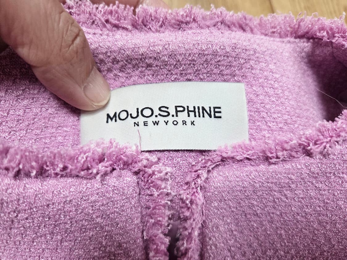 모조에스핀(MOJO.S.PHINE) 벨티드 트위드자켓 55 상품이미지9