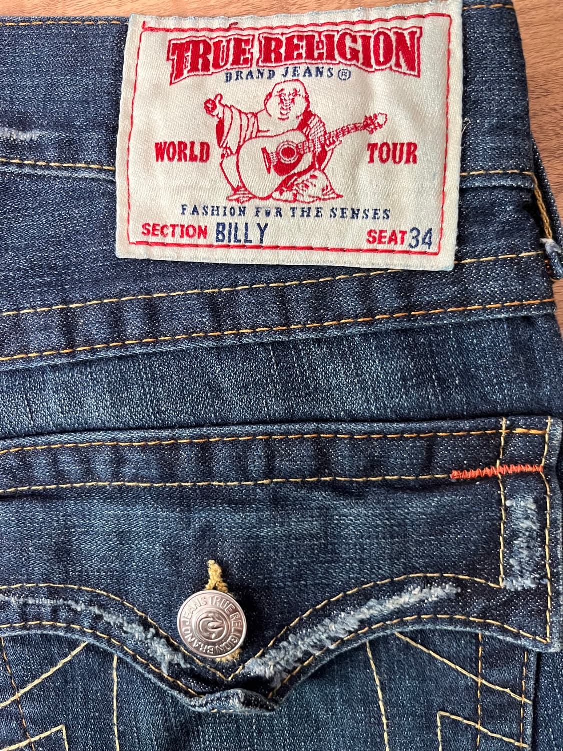 트루릴리젼 빌리 섹션 데님팬츠 34 상품이미지4