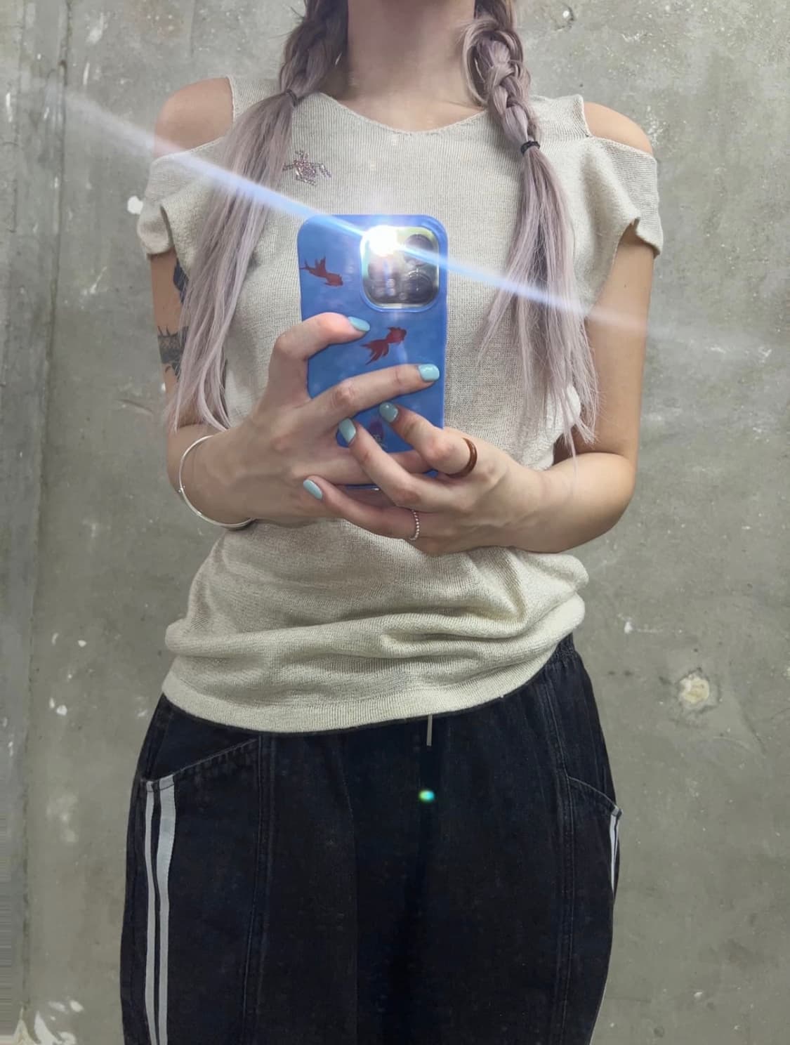 Hysteric Glamour 히스테릭글래머 크로쉐 니트 탑 상품이미지2