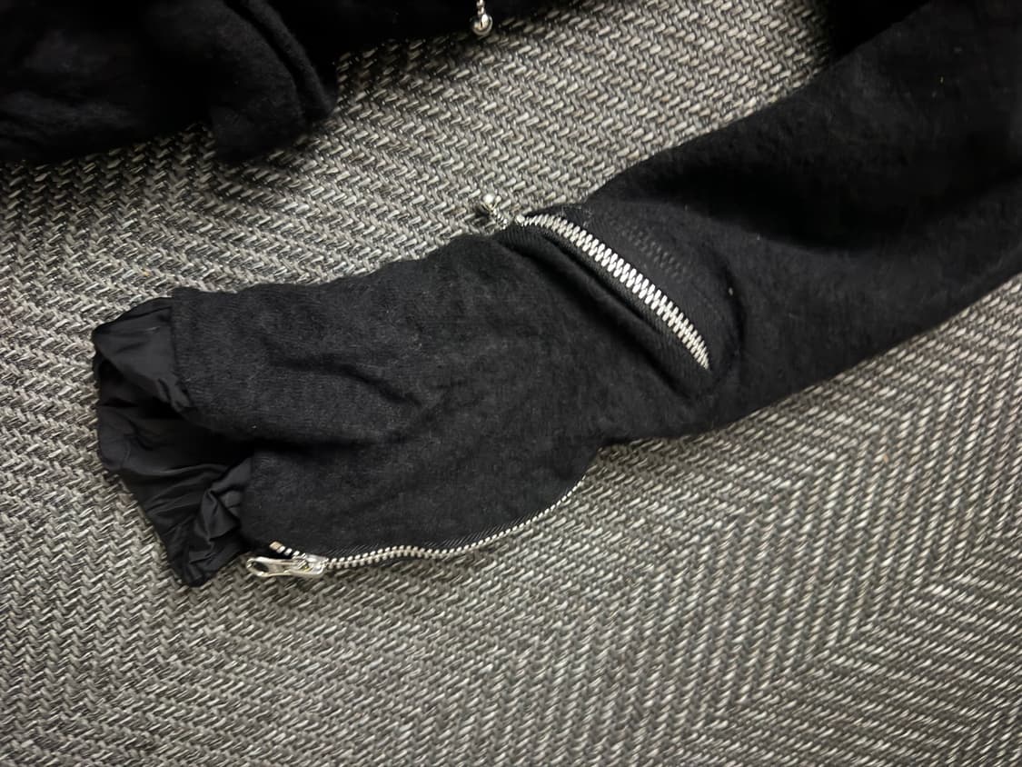 꼼데가르송 준야와타나베 07 축융 울 라이더 자켓 S 상품이미지4