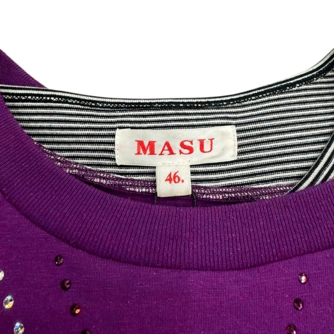 MASU 22AW 코믹 롱슬리브 퍼플 상품이미지6