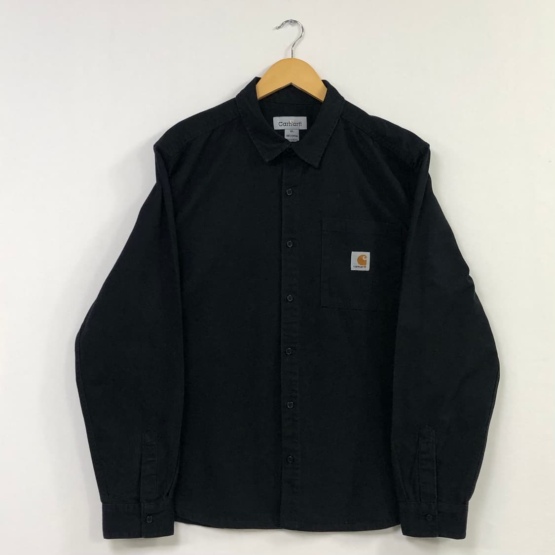 XL 칼하트 블랙 워크 셔츠 상품이미지3