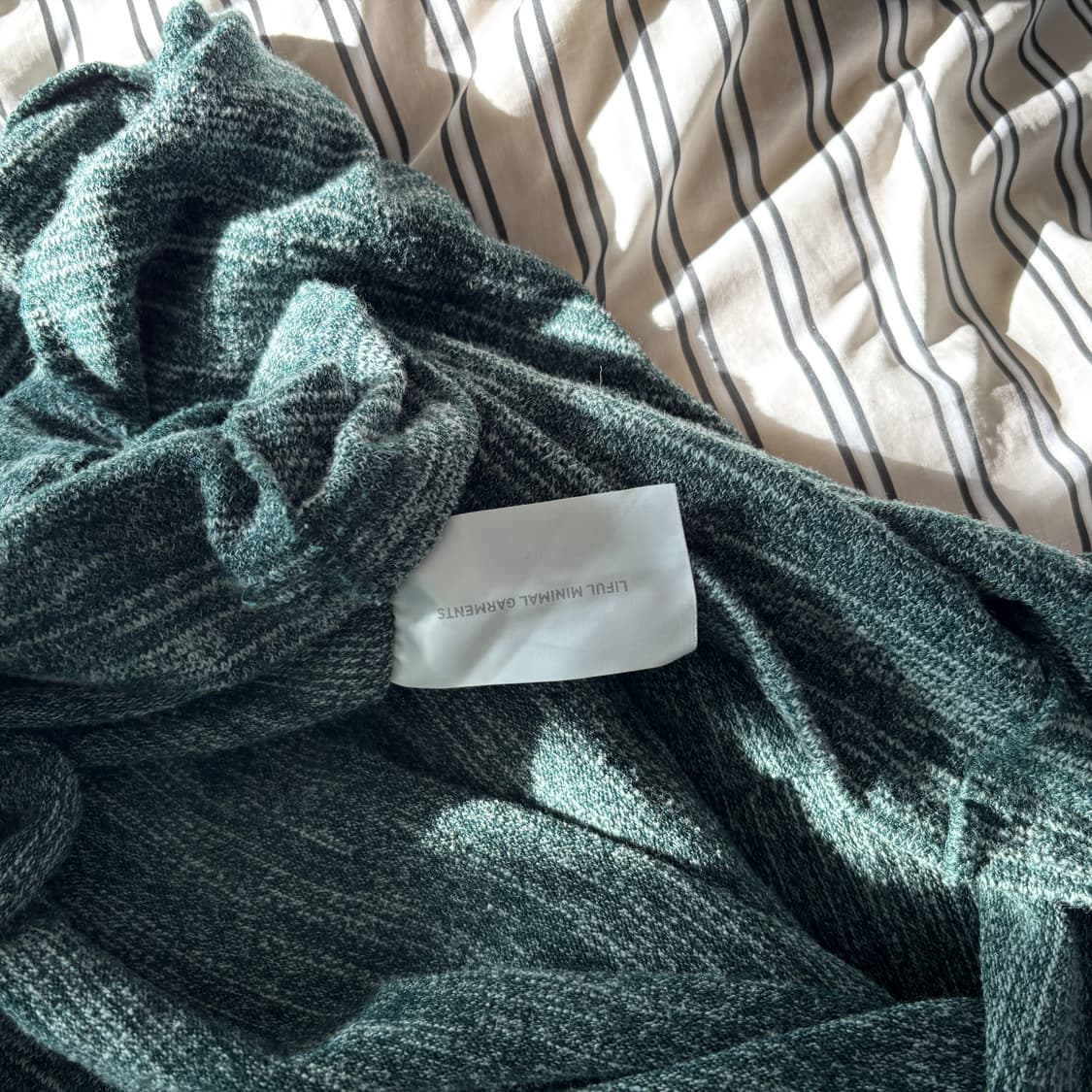 LIFUL MINIMAL GARMENTS 긴팔셔츠(그린, L) 상품이미지4