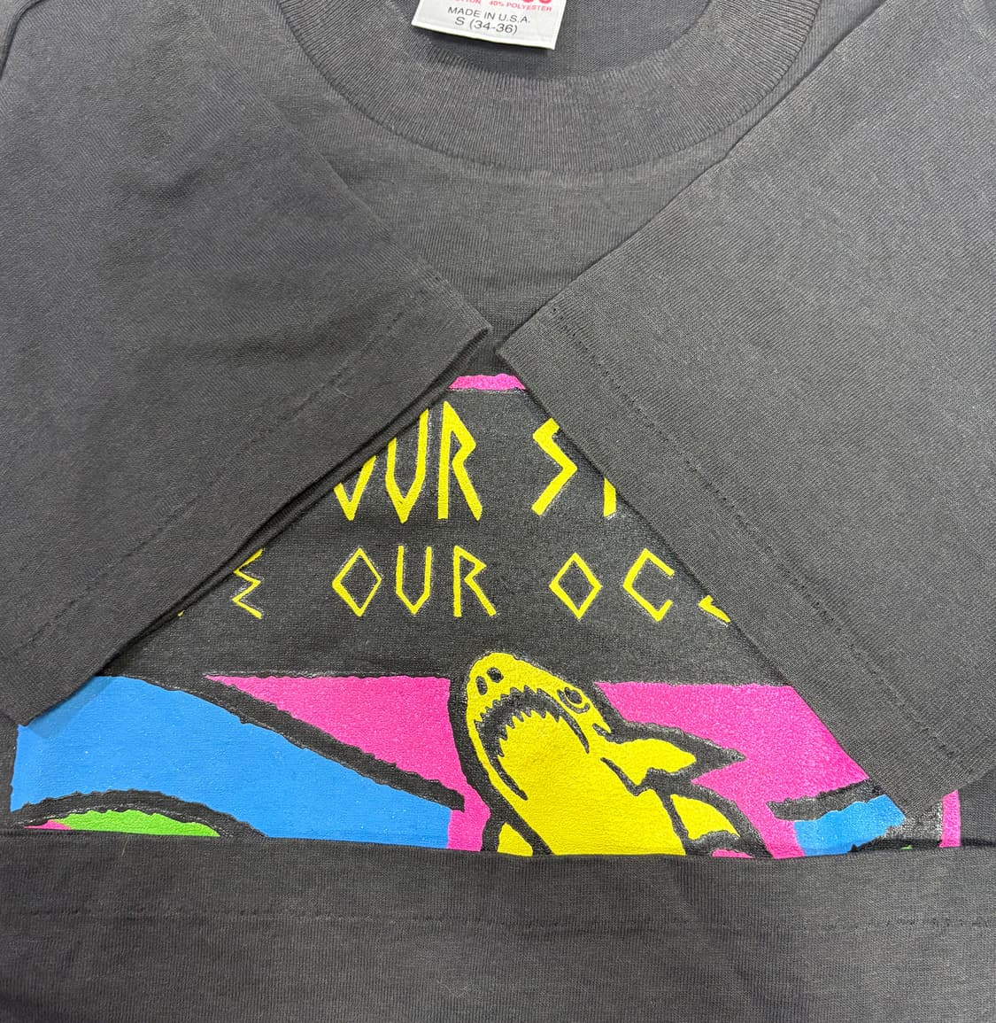 90s Save our Sharks shirt 상품이미지5