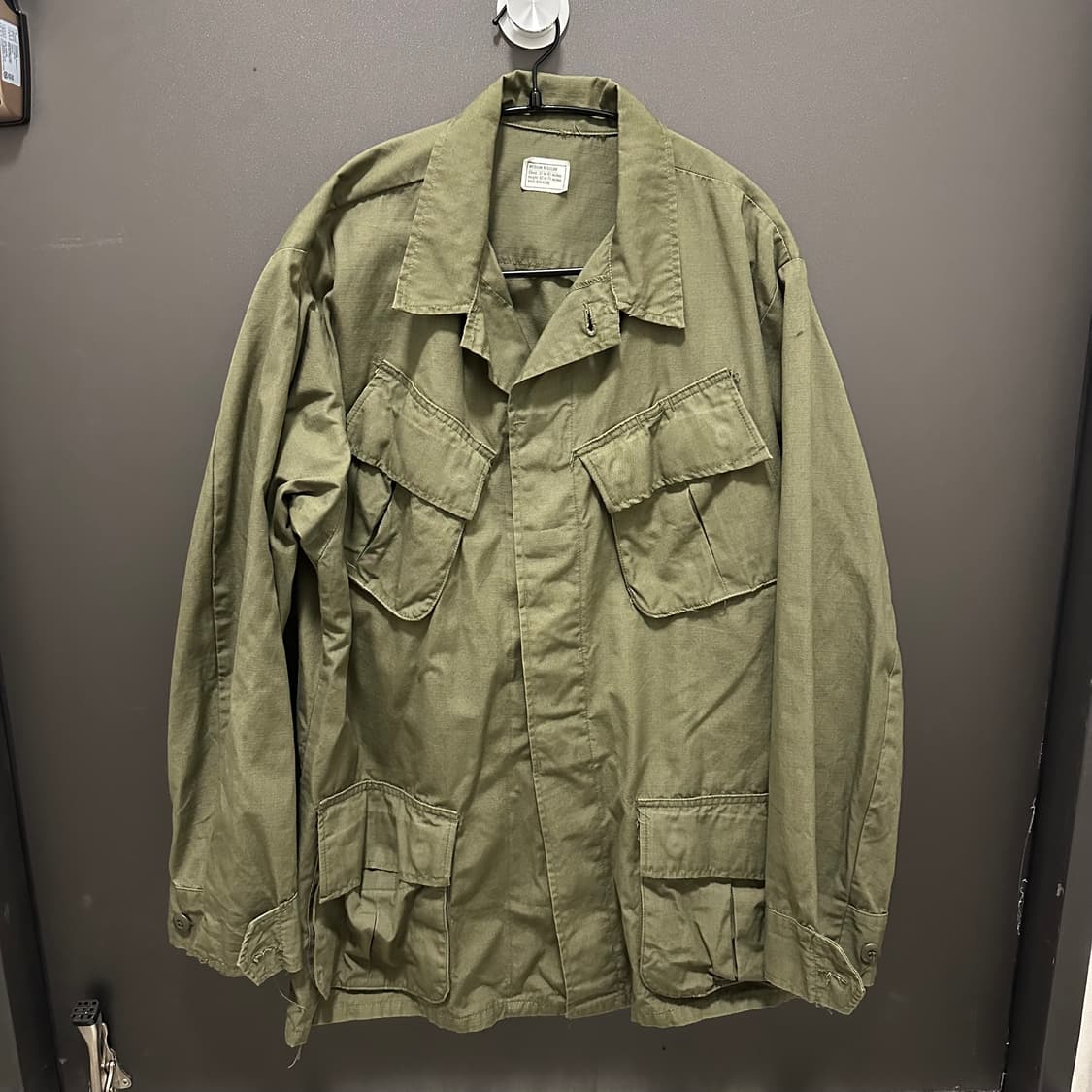 US Army OG 정글 퍼티그 자켓 M-R 데드스탁 상품이미지1