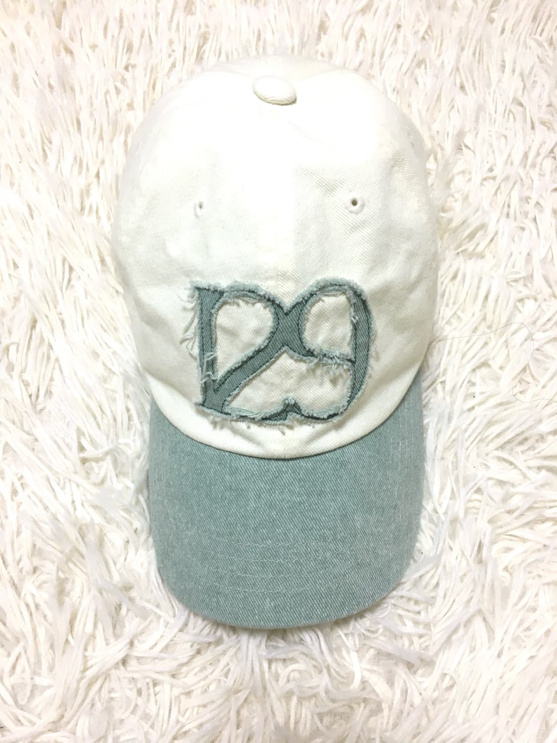 129 아플리케 볼 캡 (cream) 상품이미지1