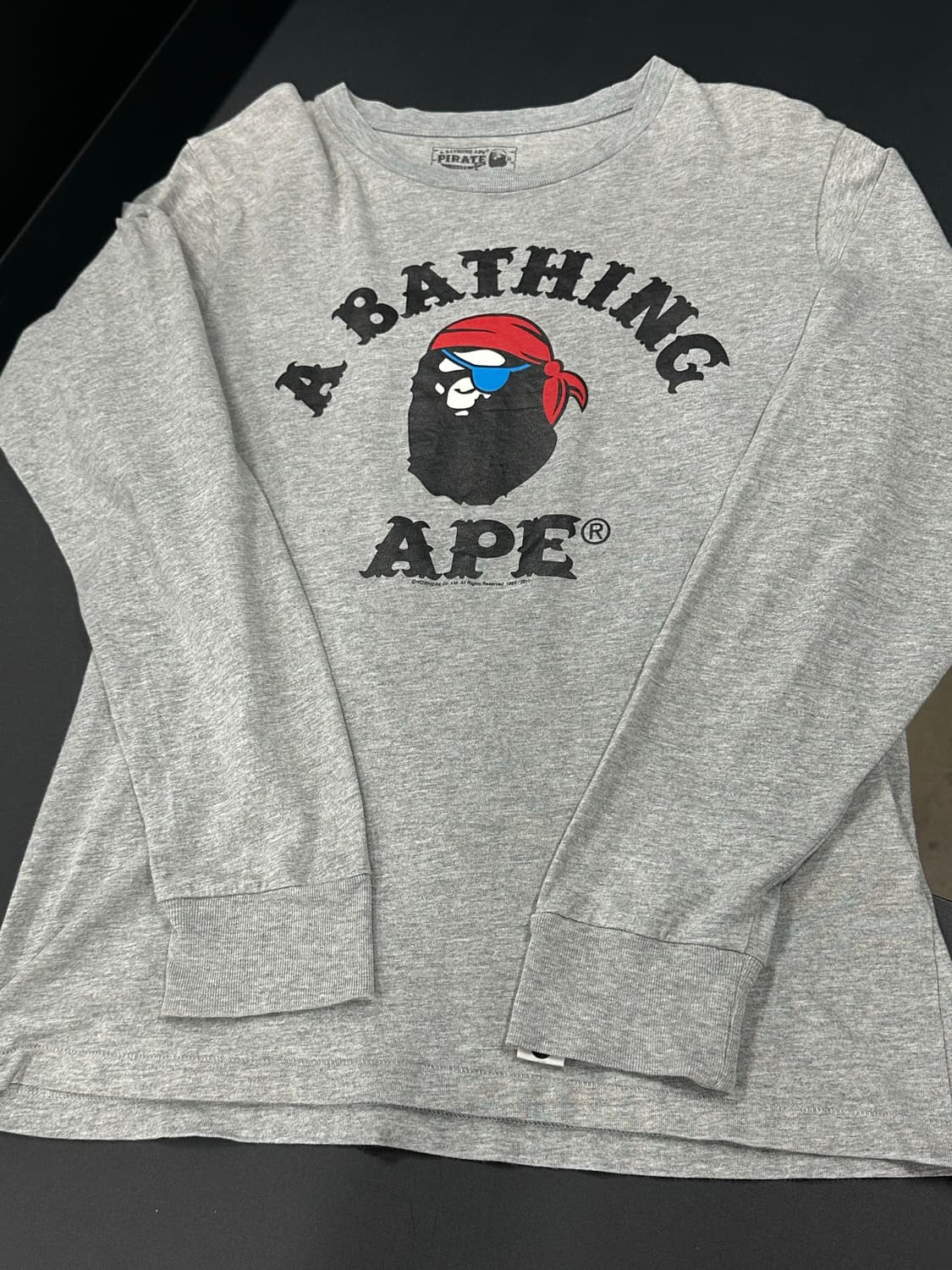  베이프 파이렛 스토어 한정발매 해적 롱슬리브 긴팔티 상품이미지4