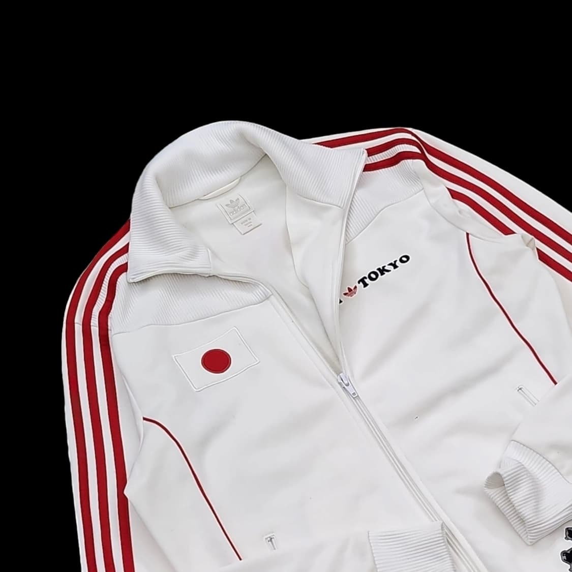 아디다스 구형 화이트 도쿄 베켄바우어 삼선 트랙탑 져지 상품이미지3