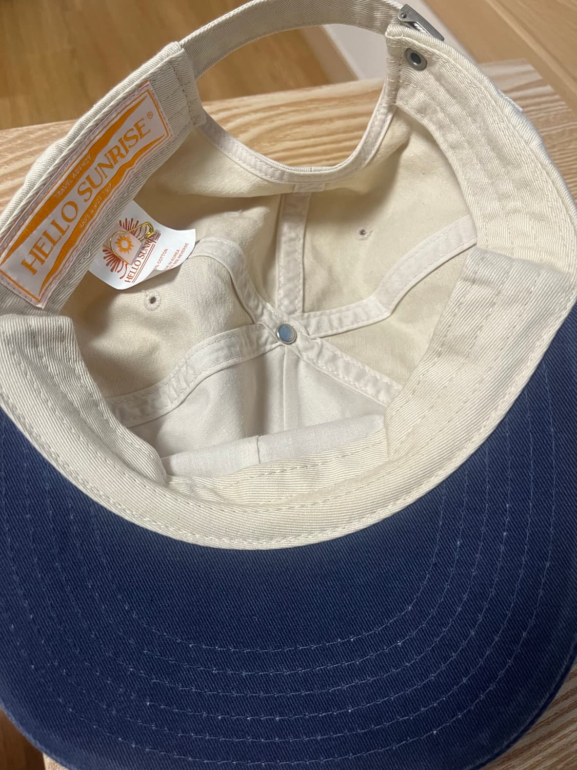 헬로선라이즈 볼캡 판매합니다 상품이미지4