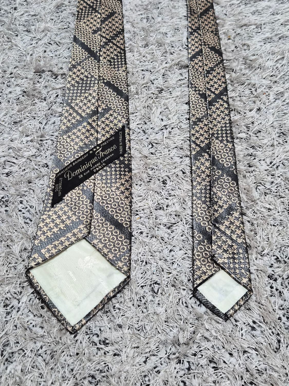 도미니크프랑스 하운드투스 패턴 넥타이 Free - N71 상품이미지6