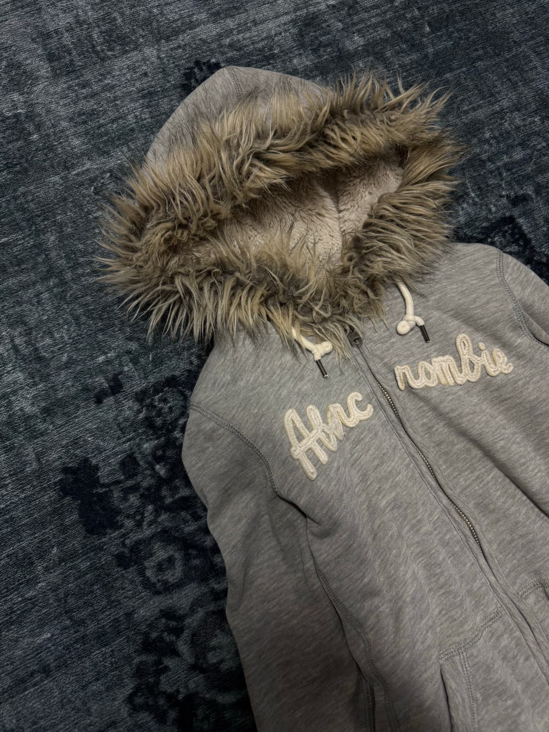 Abercrombie 00s y2k slim fit wolf fur ho 상품이미지2