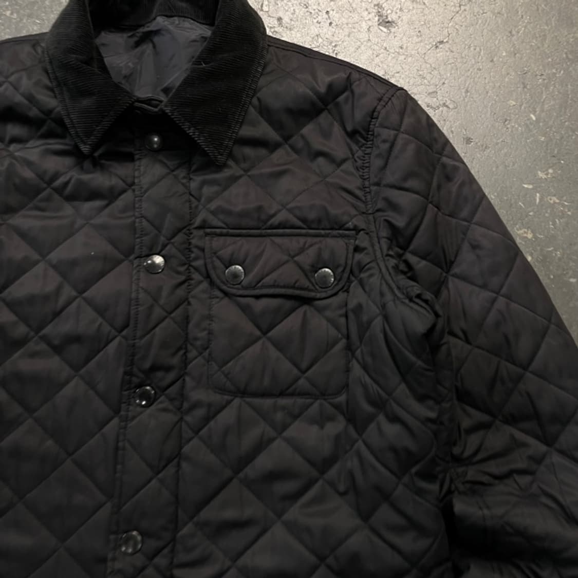 100 바버 매트 반즈 퀼팅 자켓  상품이미지2