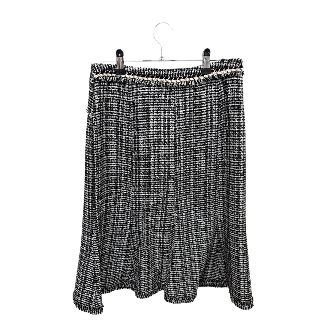 빈티지 벨트 체크 트위드 스커트 상품이미지4