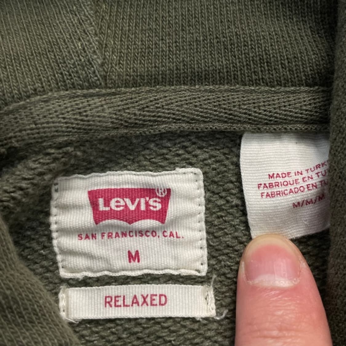 100 리바이스 카고 후드티  상품이미지3