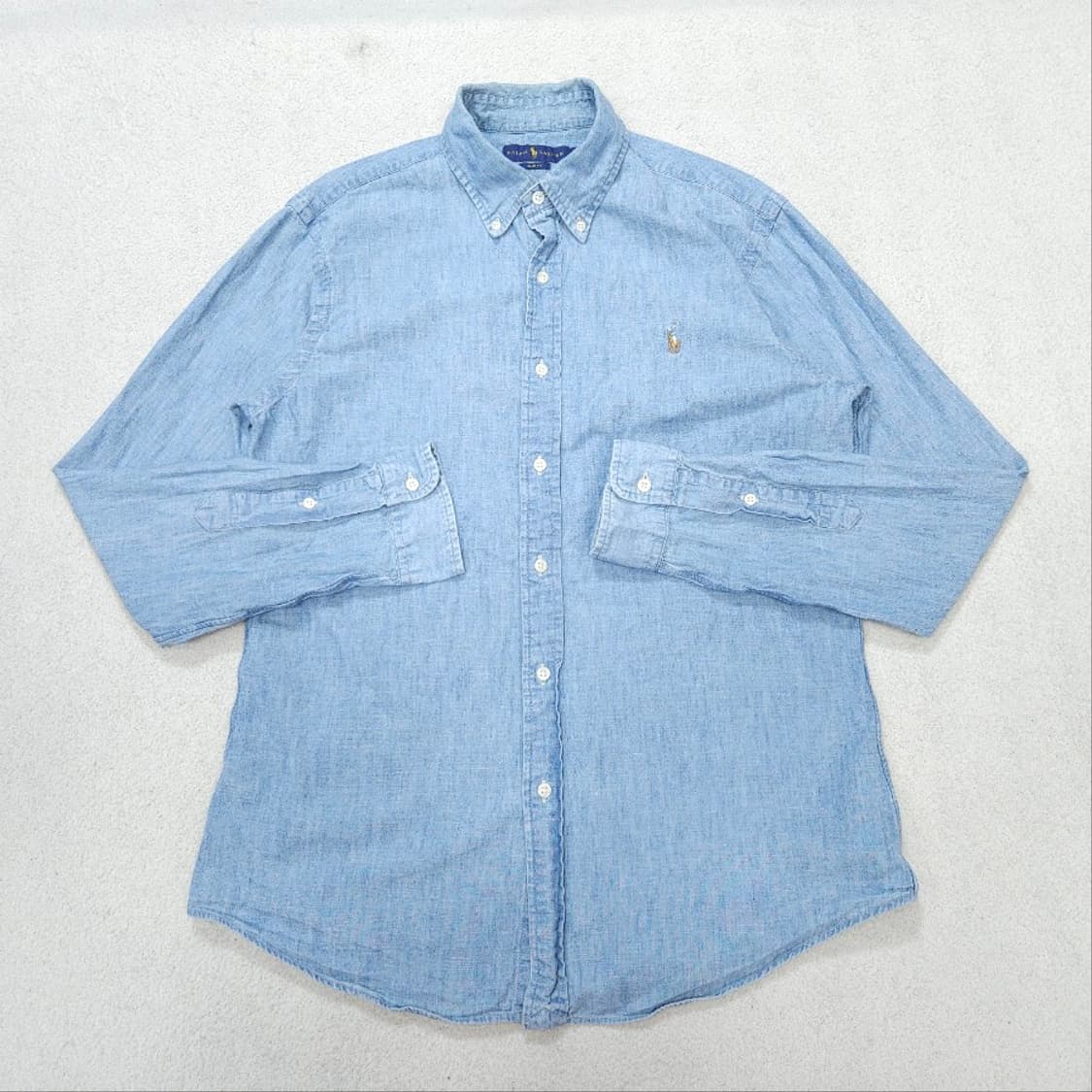 폴로 랄프 로렌 신형 샴브레이 셔츠 L 상품이미지1