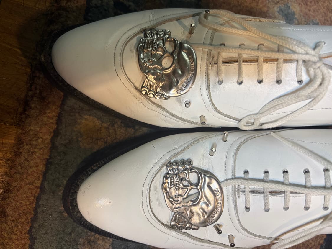 언더커버 20s 스컬 스터드 화이트구두 size 270-275 상품이미지3