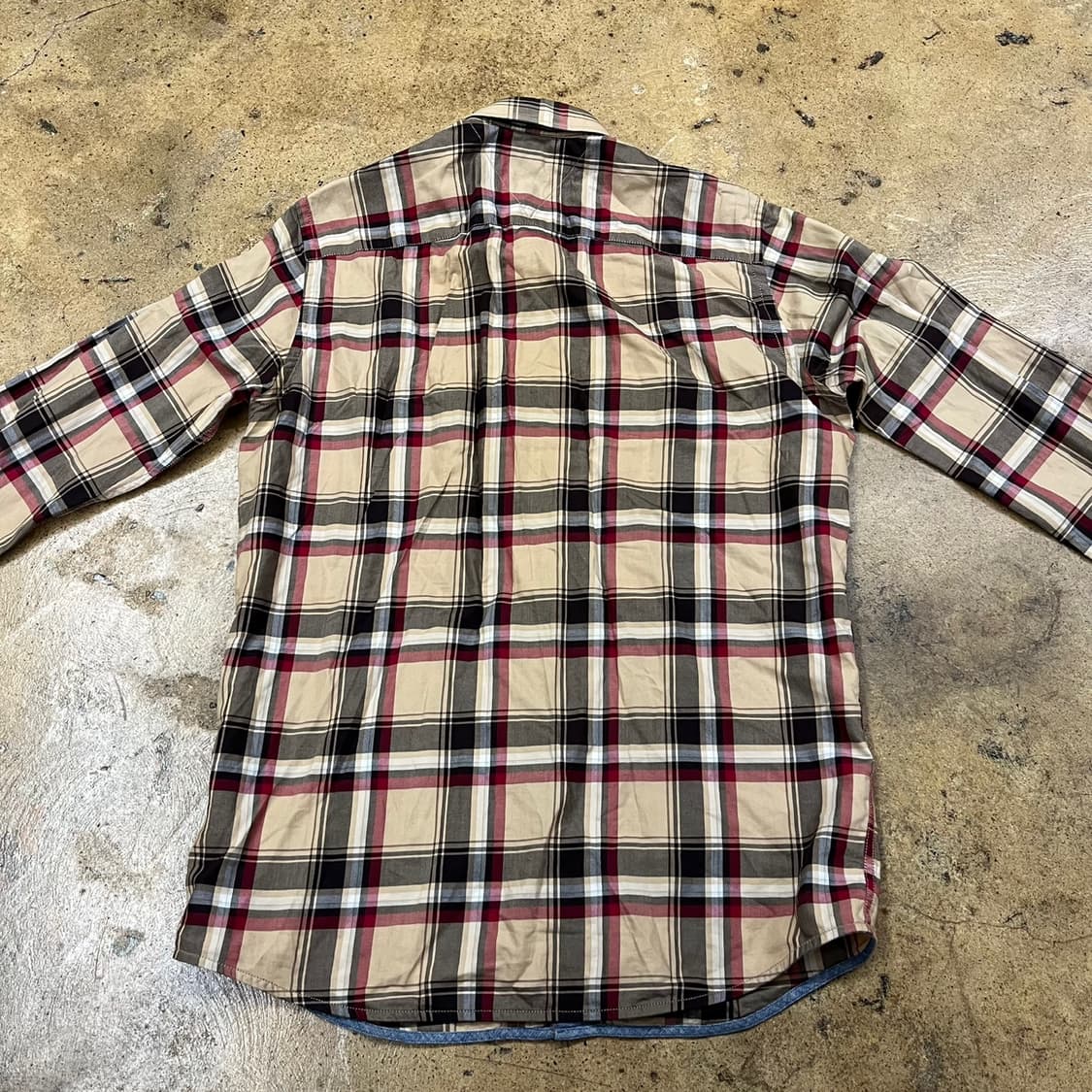 [정품/XS] 타미힐피거 체크 셔츠 빈티지핏 b15 상품이미지4