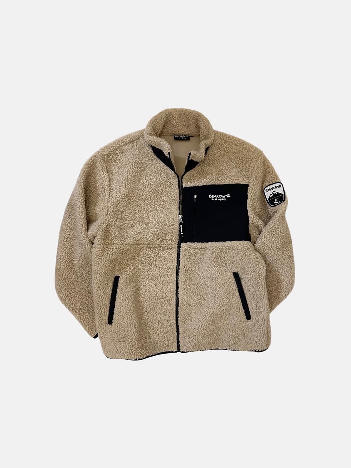 베어파우 뽀글이 후리스 집업 자켓 상품이미지1