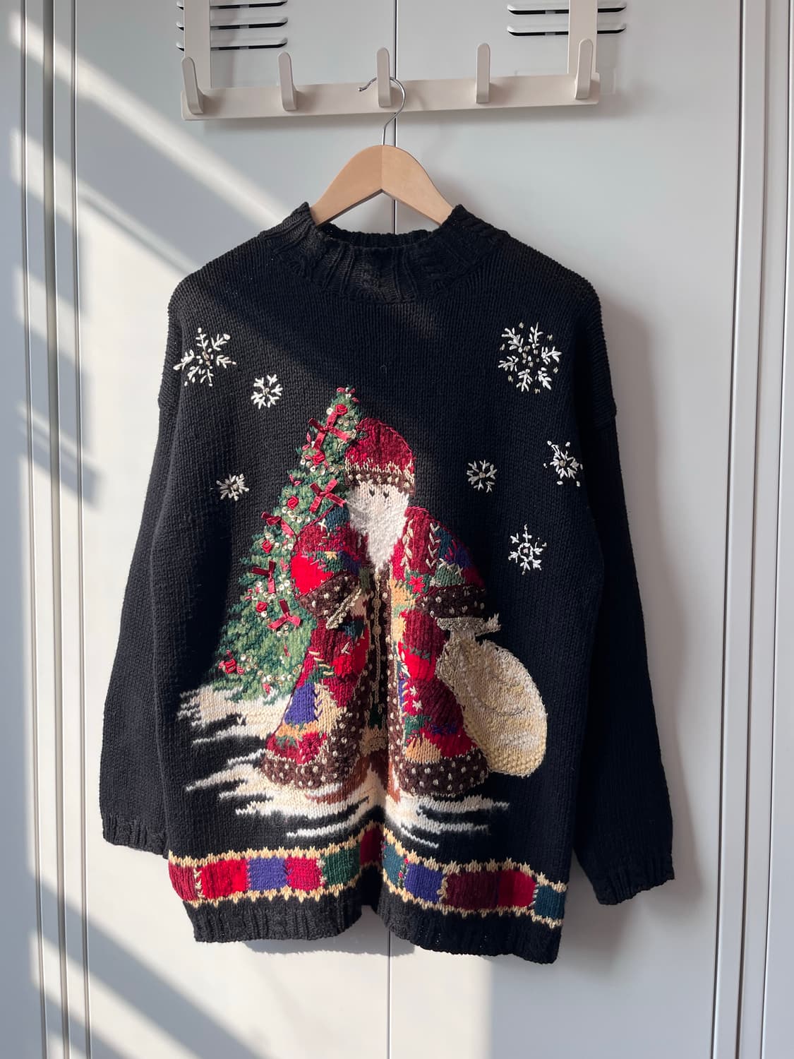 티아라 크리스마스 핸드메이드 산타 니트 상품이미지4