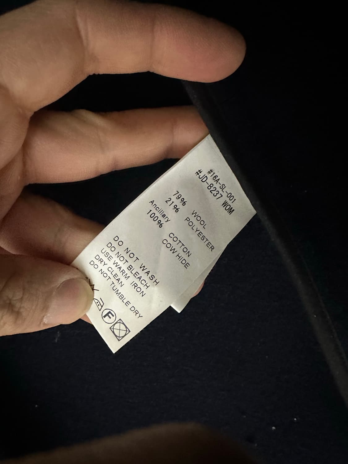 정품) 단톤 남성 숏자켓 42사이즈 (남성100) 상품이미지7