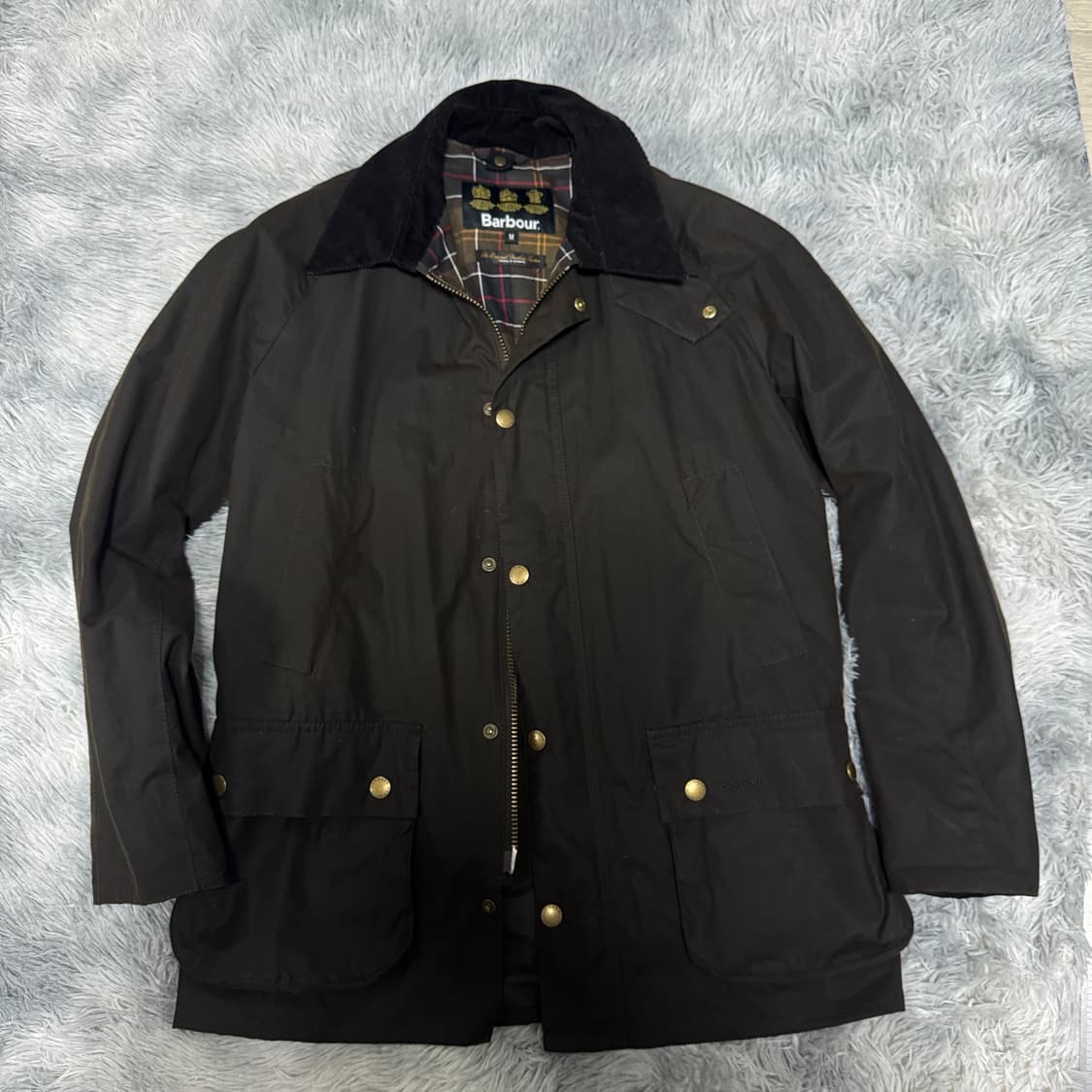 바버 애쉬비 왁스자켓 남성 M사이즈 상품이미지2