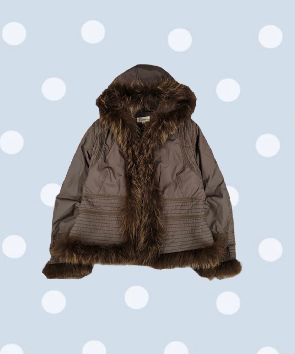 일본빈티지 라떼갸루 오네갸루 st라쿤퍼후드자켓 상품이미지1