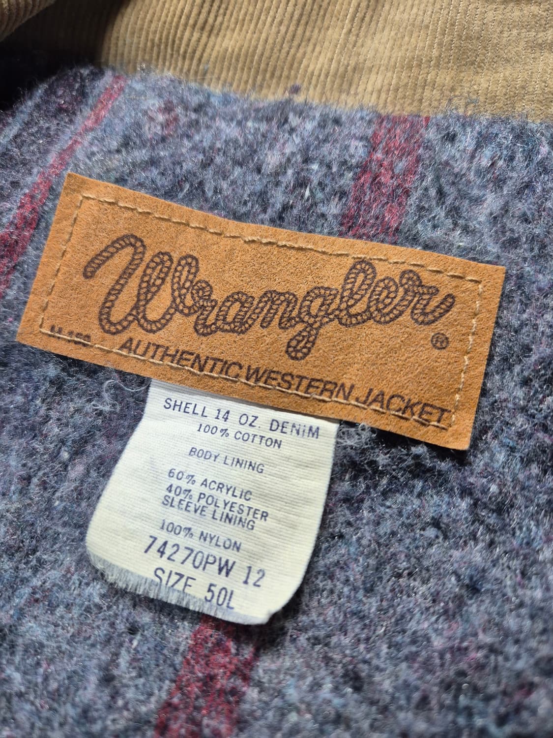 90s  랭글러 블랭킷 상품이미지7